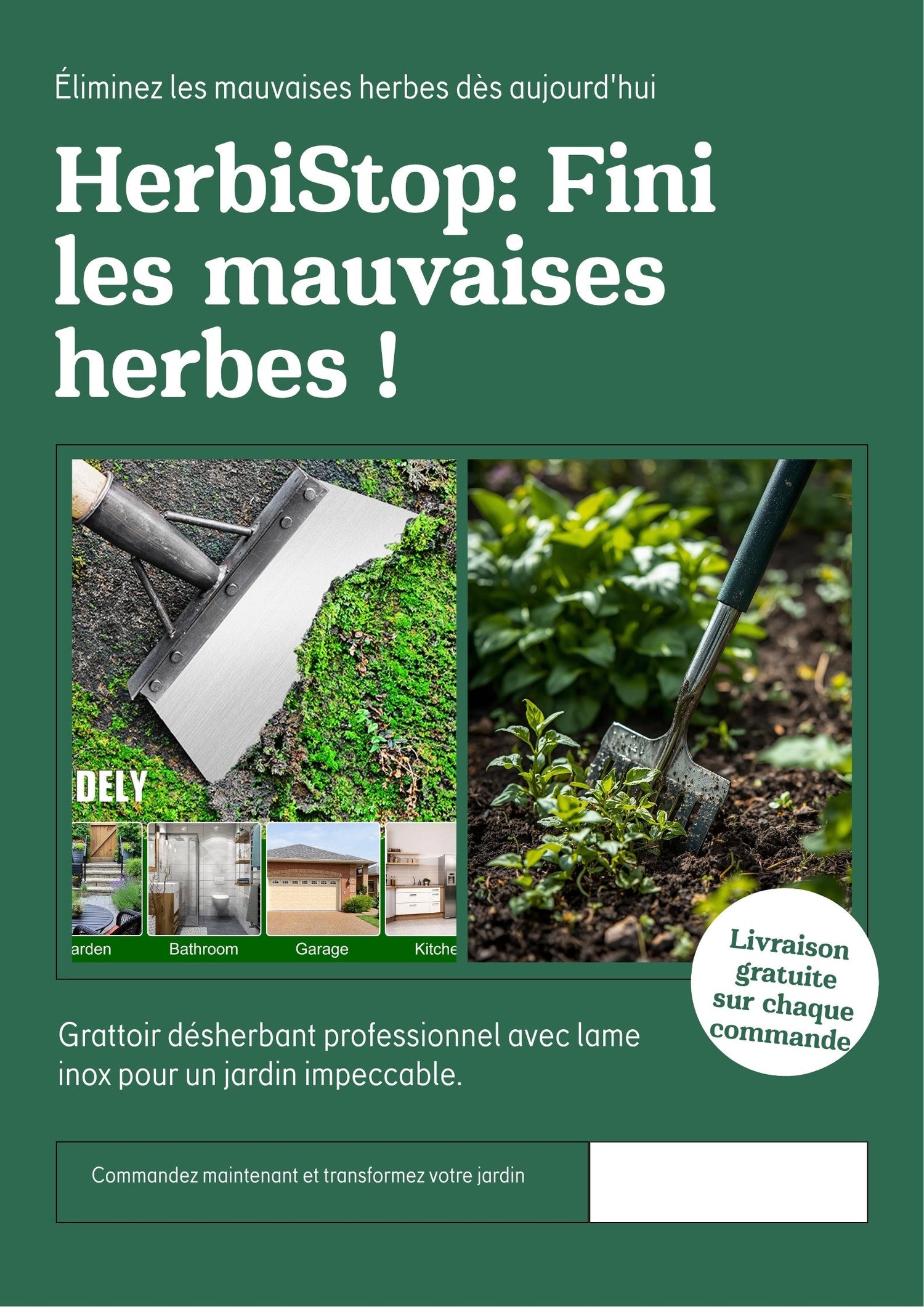 HerbiStop – Bannière hero grattoir désherbant